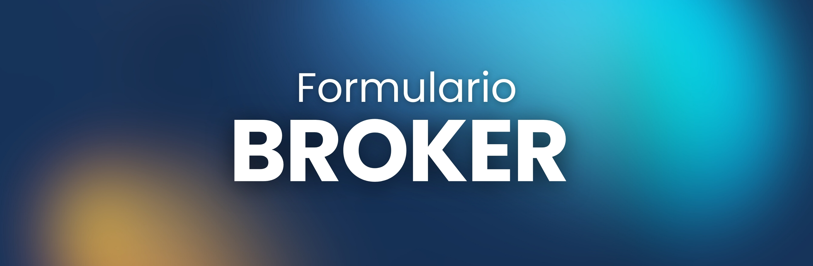 Formulario Broker